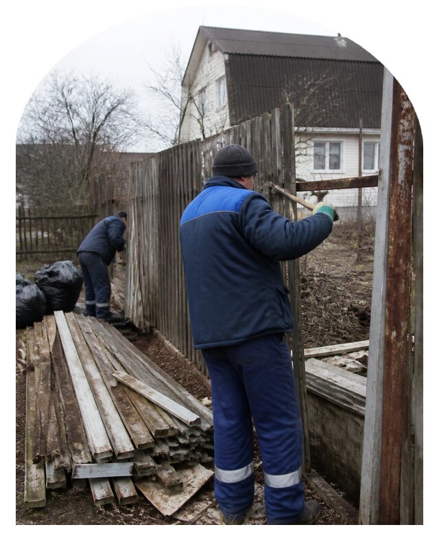 Демонтаж забора в Сергиеве Посаде по цене от 4605 р. | Метпроект-Сгп